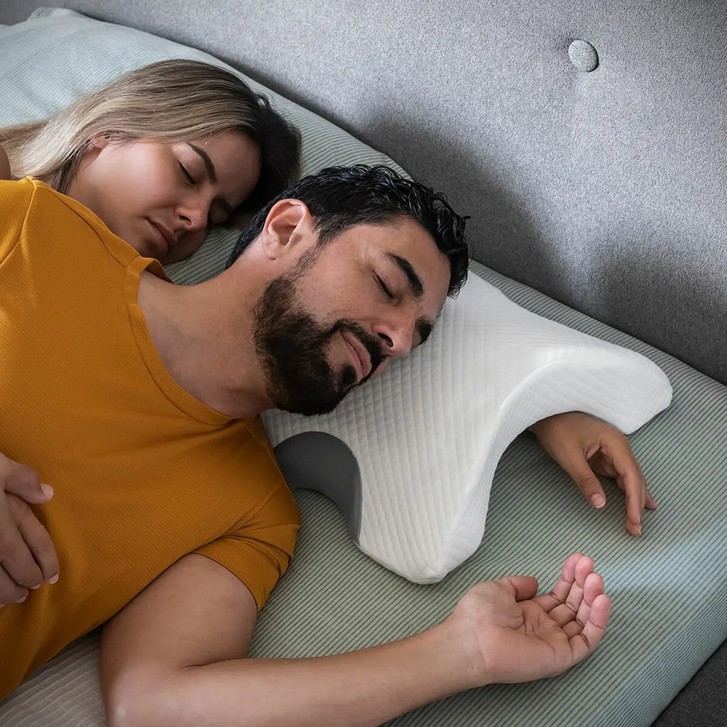 Almohada Cervical Viscoelástica para Parejas | Confort y Descanso Cozzy InnovaGoods