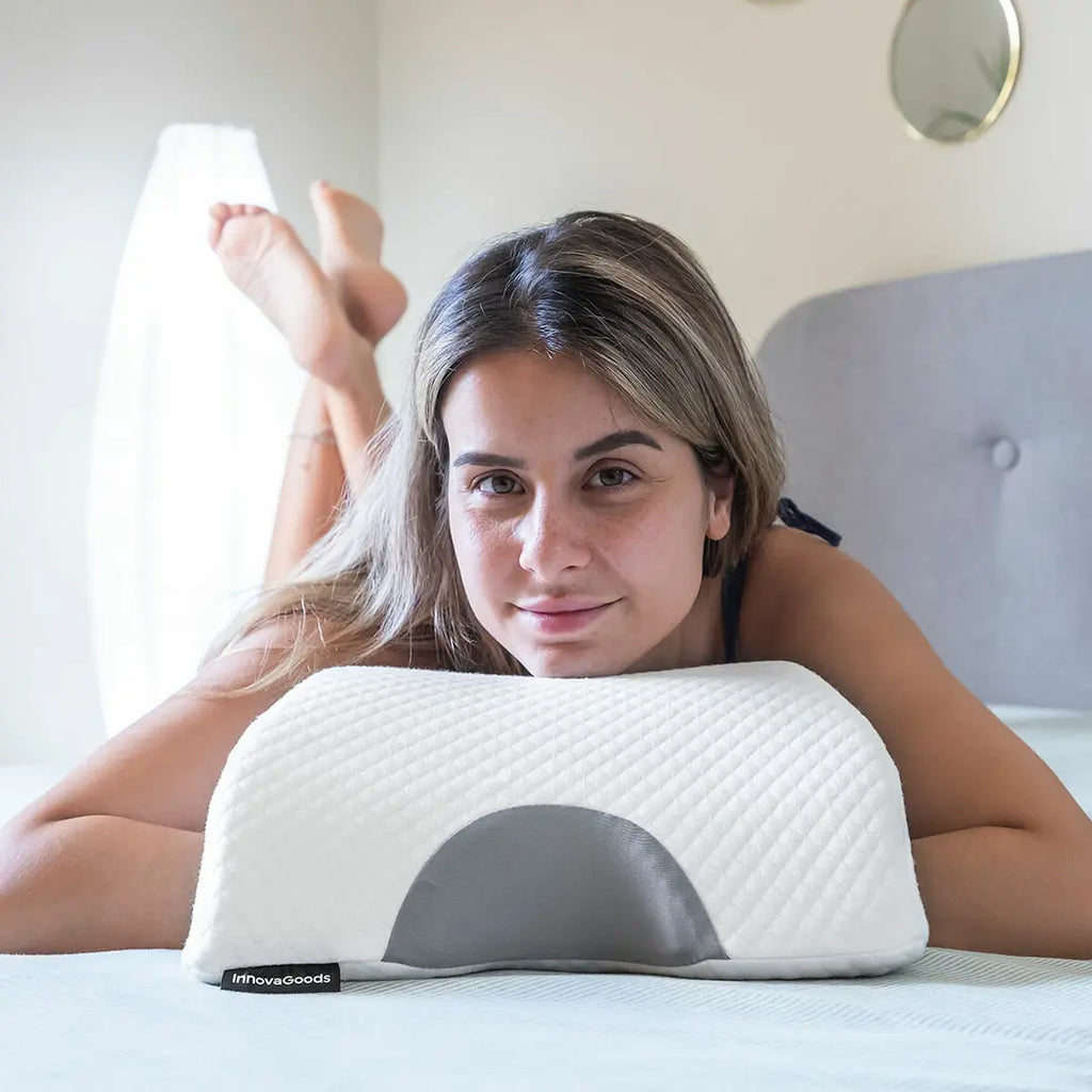 Almohada Cervical Viscoelástica para Parejas | Confort y Descanso Cozzy InnovaGoods