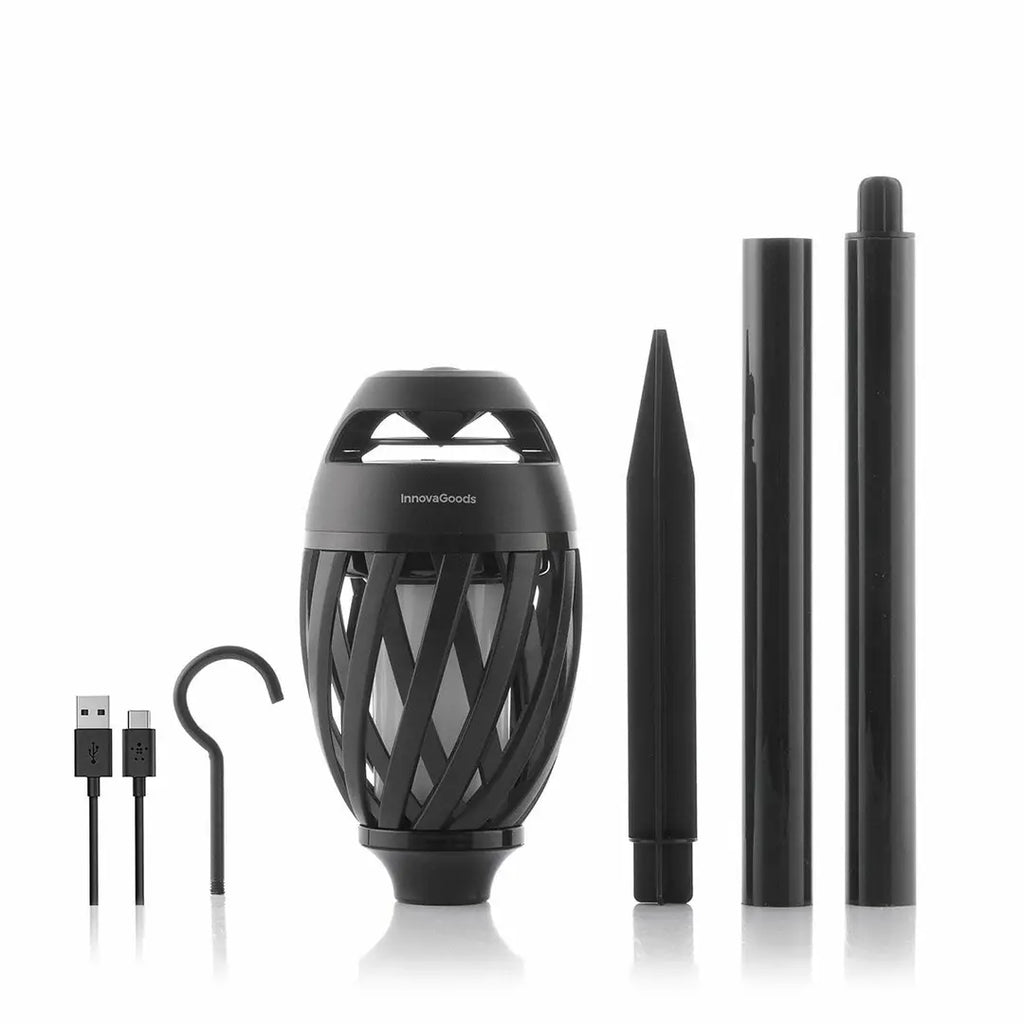 Altavoz Inalámbrico Bluetooth con LED Efecto Llama y Sonido Envolvente Spekkle InnovaGoods