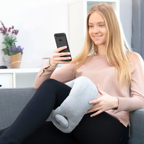 Cojín Cervical Masajeador Ergonómico para Alivio del Cuello y Relajación | Newor InnovaGoods