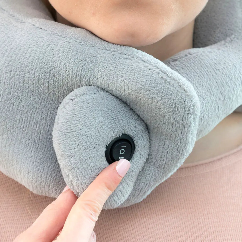 Cojín Cervical Masajeador Ergonómico para Alivio del Cuello y Relajación | Newor InnovaGoods