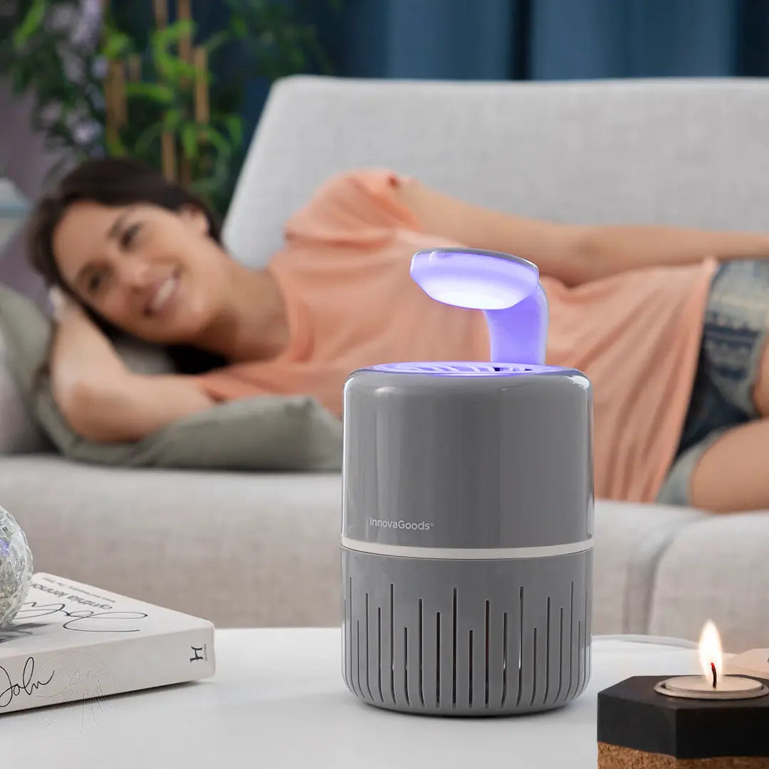 Lámpara Antimosquitos por Succión KL Drain InnovaGoods – Trampa Eléctrica UV Silenciosa sin Químicos