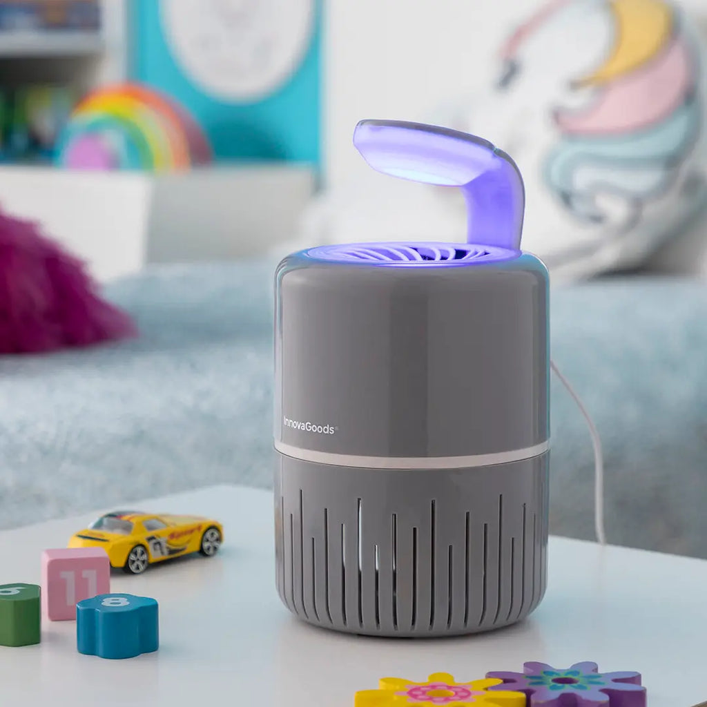 Lámpara Antimosquitos por Succión KL Drain InnovaGoods – Trampa Eléctrica UV Silenciosa sin Químicos