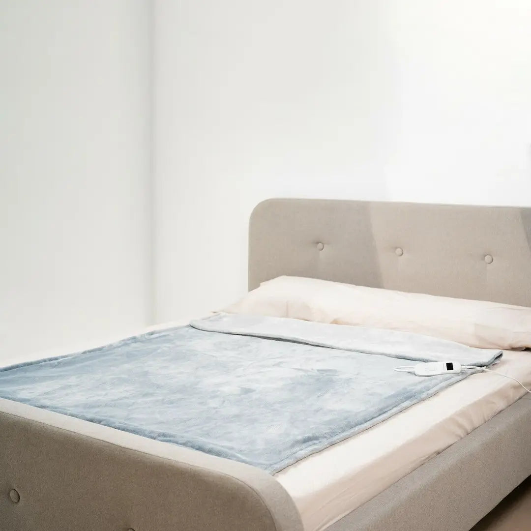 Manta Eléctrica Elakef InnovaGoods 160W – Gris 120x160 cm | Calor Rápido