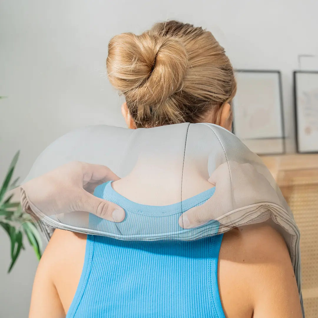 Masajeador de Cuello y Espalda Shiatsu Pro Massatsu - Calor Infrarrojo y Recargable