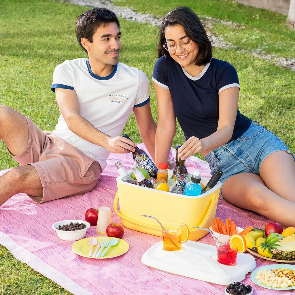 Nevera Portátil Rígida InnovaGoods 15 L – Ideal para Playa, Camping y Viajes