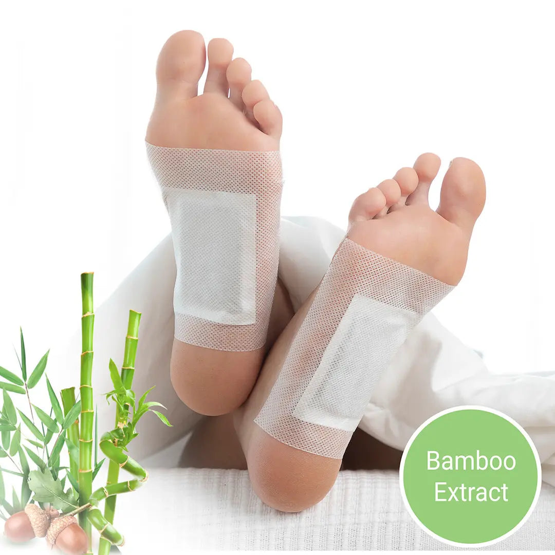 Parches Desintoxicantes para Pies con Carbón de Bambú Bamboo InnovaGoods – 10 Unidades