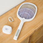 Raqueta Matainsectos Eléctrica Recargable 2 en 1 con Luz UV Elecfly InnovaGoods