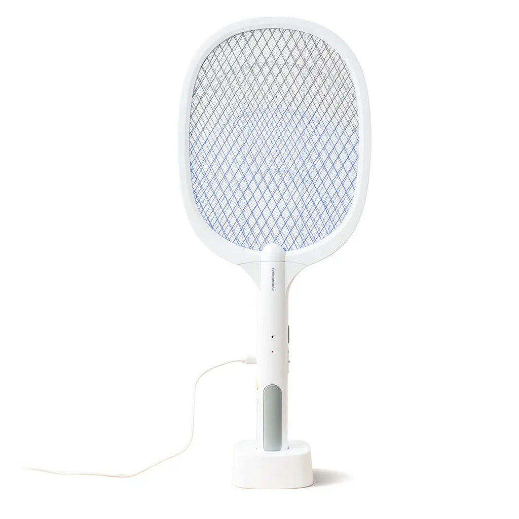 Raqueta Matainsectos Eléctrica Recargable 2 en 1 con Luz UV Elecfly InnovaGoods