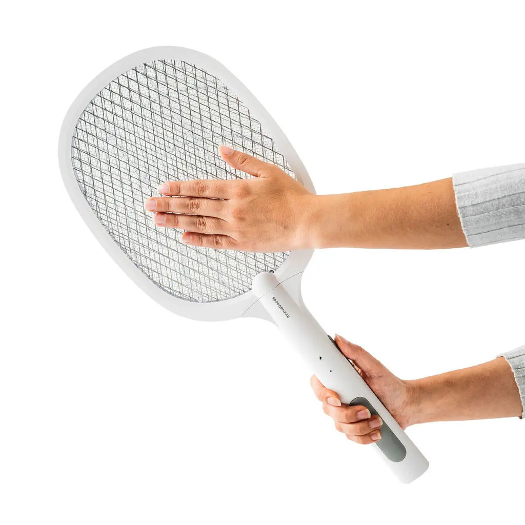 Raqueta Matainsectos Eléctrica Recargable 2 en 1 con Luz UV Elecfly InnovaGoods