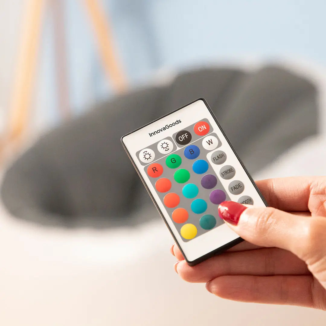 Sillón Hinchable con LED Multicolor y Mando a Distancia Chight InnovaGoods