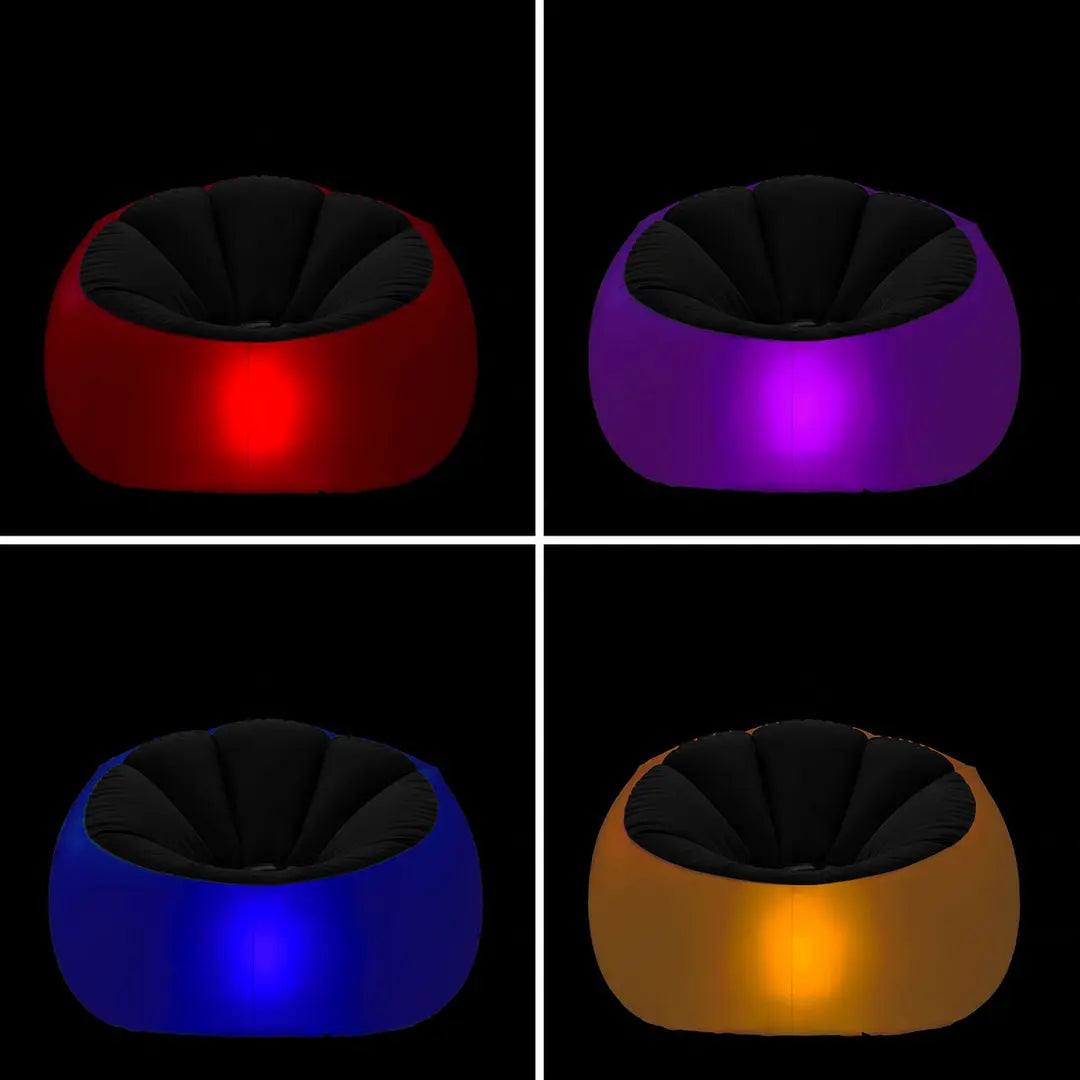 Sillón Hinchable con LED Multicolor y Mando a Distancia Chight InnovaGoods